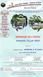 Mobile Screenshot of ecolestjoseph-jeannedarc.org